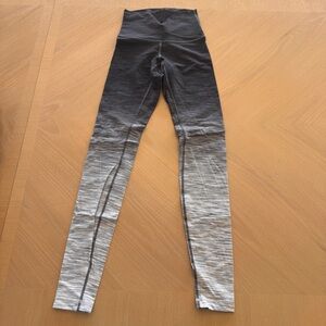 lululemon athletica Ombre Gray-to-Black High-Rise Leggings